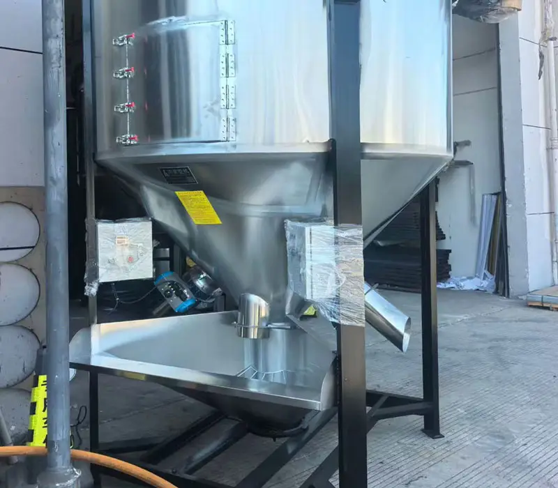 Large Mixing Silo & Pipeline Integration for Lithium-Battery Anode Materials