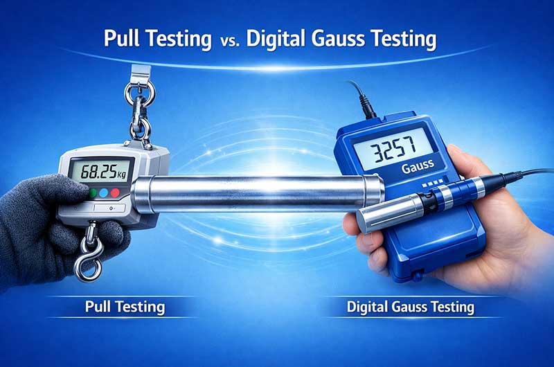 Pull Testing vs. Digital Gauss Testing: Why Your Magnetic Separator Validation Needs an Upgrade for HACCP Compliance 1 Pull Testing vs. Digital Gauss Testing