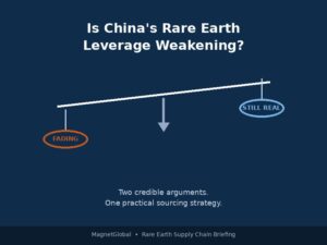 china rare-earth leverage debate