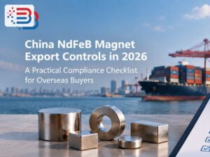 行业新闻 10 China NdFeB Magnet Export Controls 2026